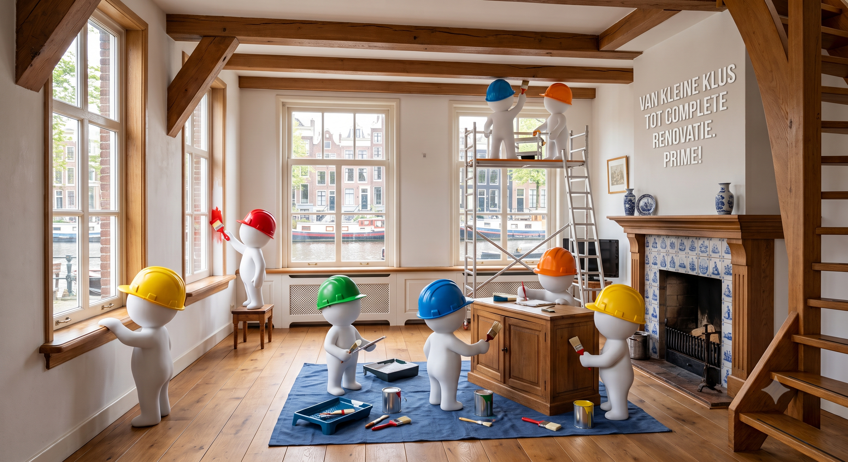 PRIME klusteam aan het werk